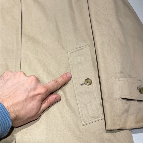 Burberry size 12L Classic Beige Mid-length Camden Heritage Car Coat - Picture 7 of 14